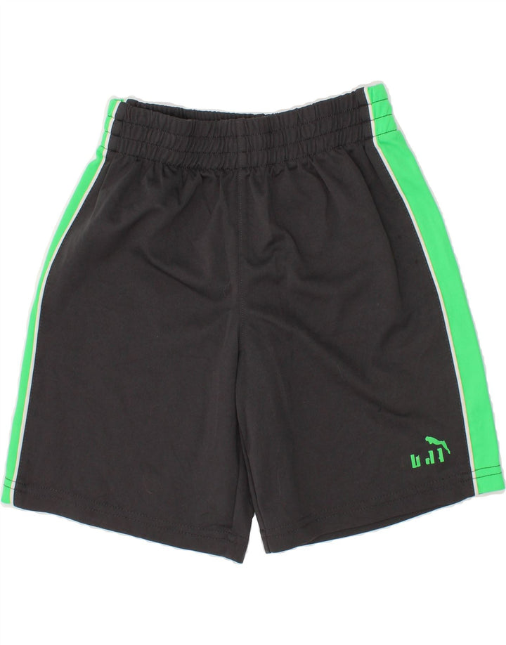 PUMA Boys Sport Shorts 4-5 Years Black Colourblock Polyester Vintage Puma and Second-Hand Puma from Messina Hembry 