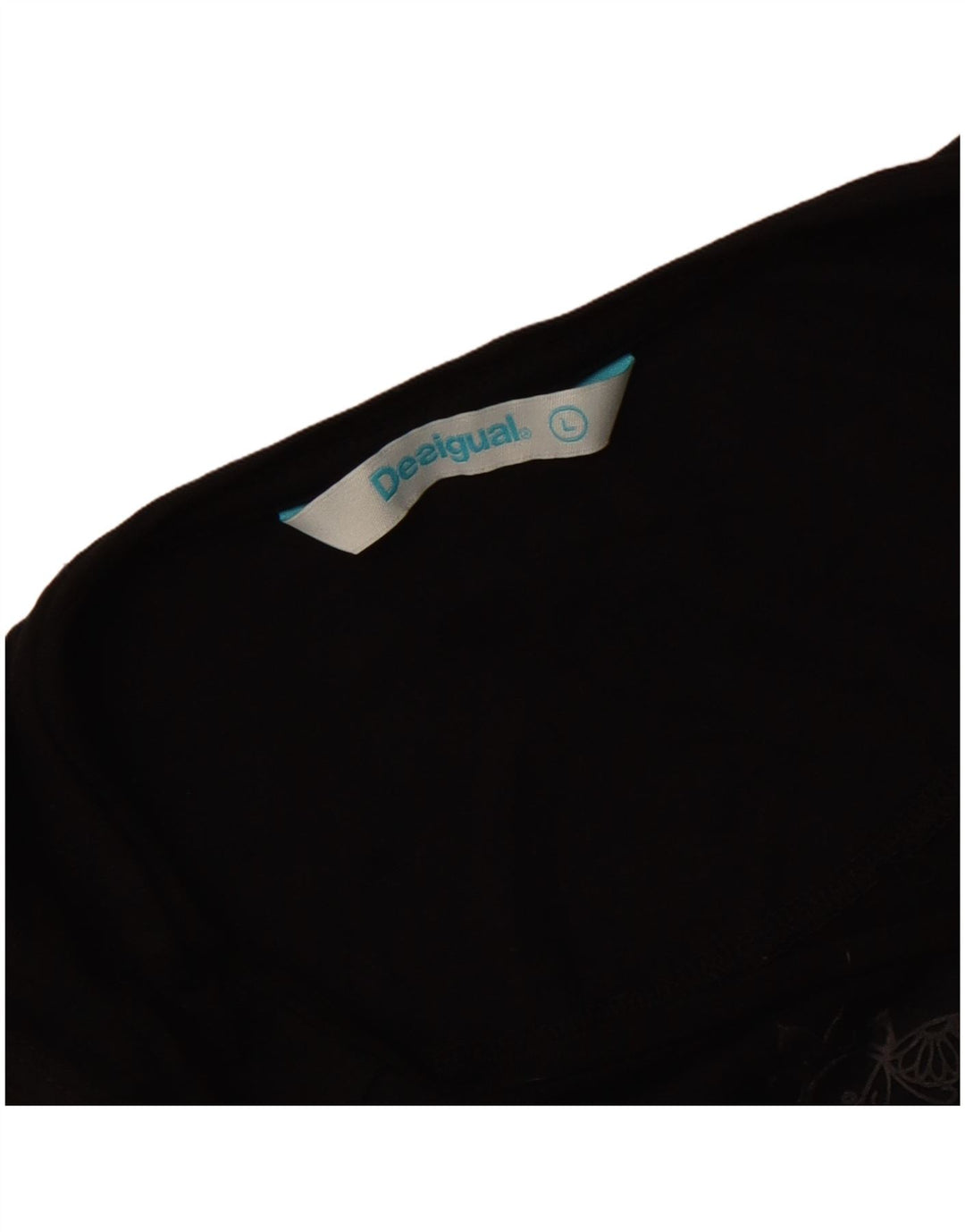 Desigual ženska majica tunike bez rukava UK 14 velika crna cvjetna