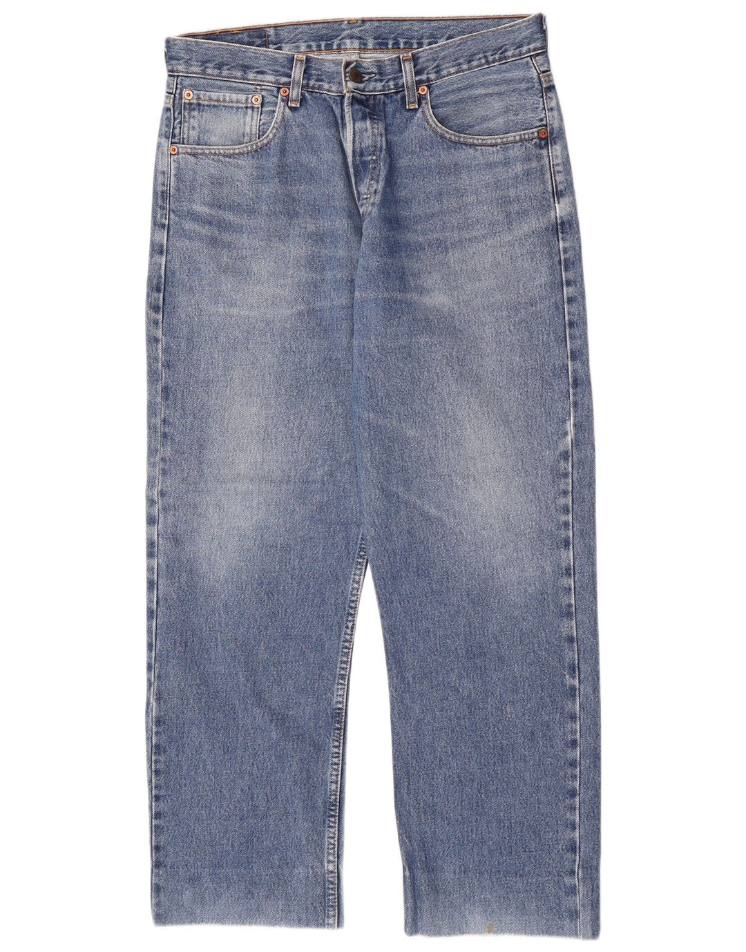 Levi's muške 582 ravne traperice W33 L28 plavi pamuk