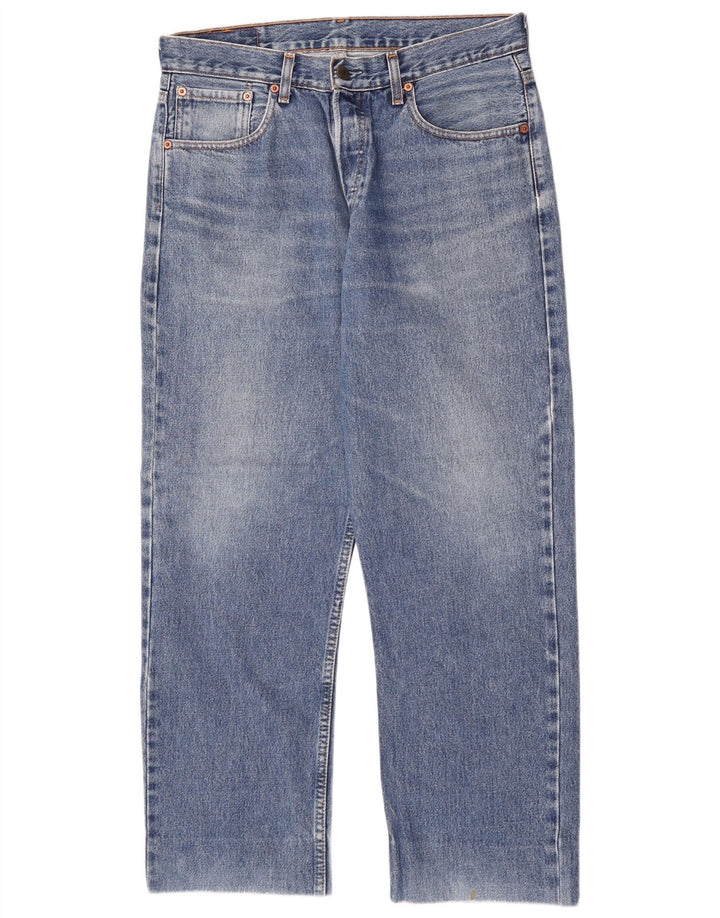 Levi's muške 582 ravne traperice W33 L28 plavi pamuk