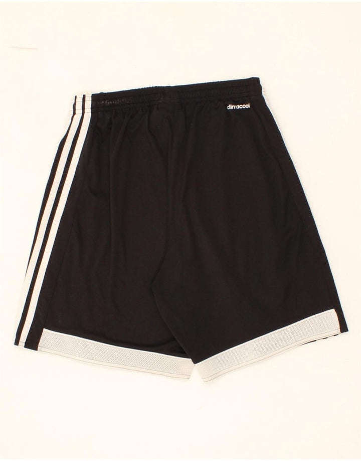 ADIDAS Boys Climacool Sport Shorts 7-8 Years Black Polyester Vintage Adidas and Second-Hand Adidas from Messina Hembry 