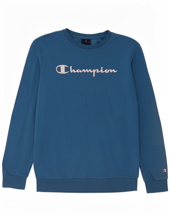 Champion Boys Graphic Sweatshirt Džemper 13-14 godina XL Plavi Sport