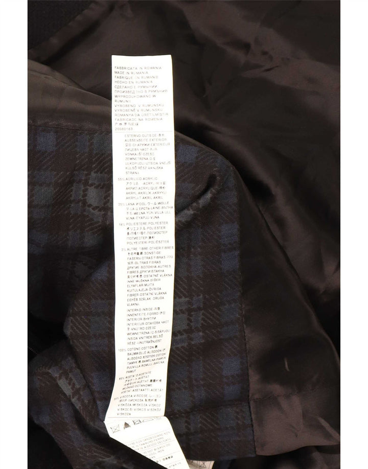 Benetton muški kaput IT 52 XL crni akril