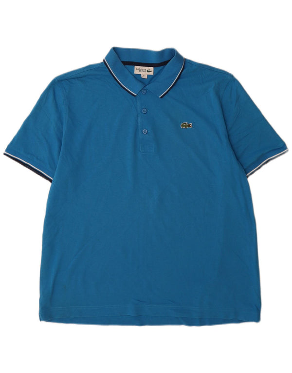 Lacoste muška polo majica veličina 6 XL plavi pamuk