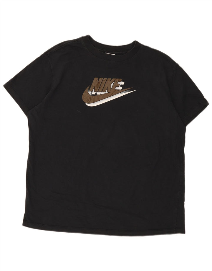 Nike muška velika majica kratkih rukava srednje veličine crni pamuk