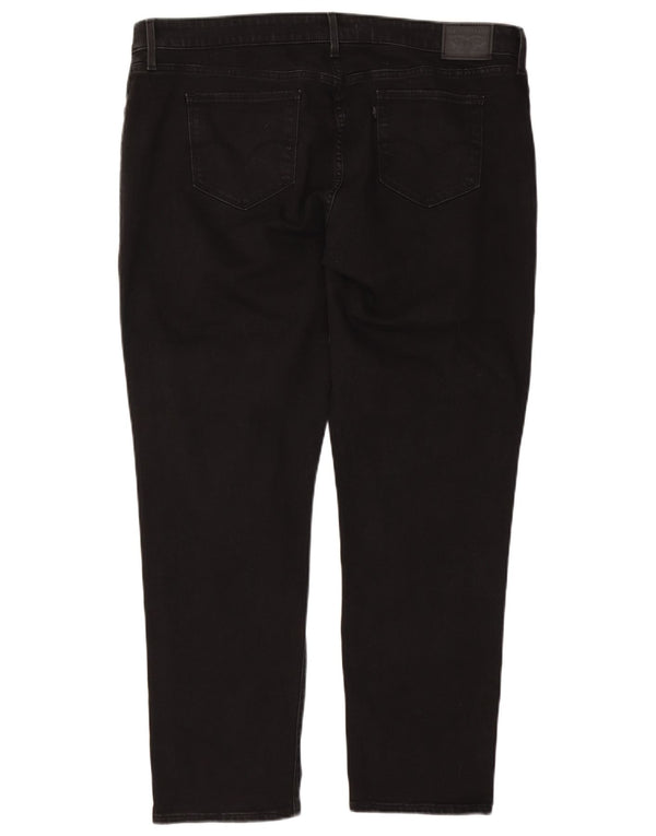 Levi's ženske 311 uske traperice US 22 3XL W44 L30 crni pamuk