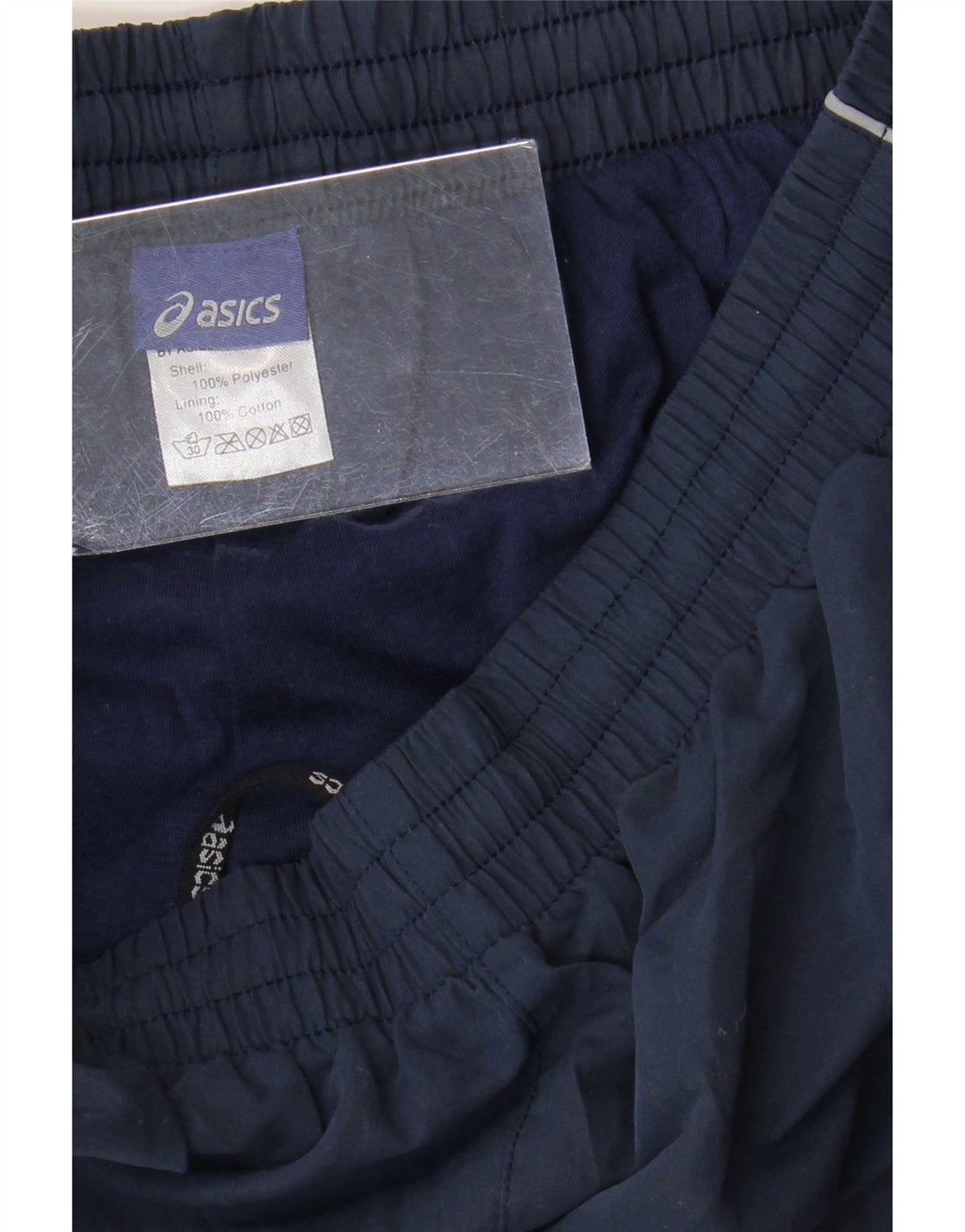 ASICS muške hlače za trenirku male tamnoplave poliesterske