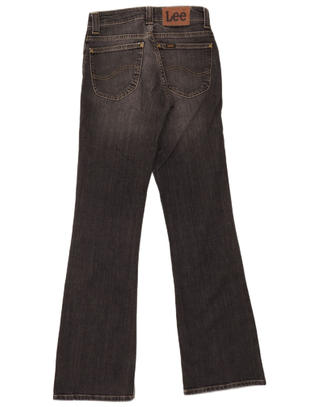 Lee ženske traperice Desoto Bootcut W27 L33 sivi pamuk