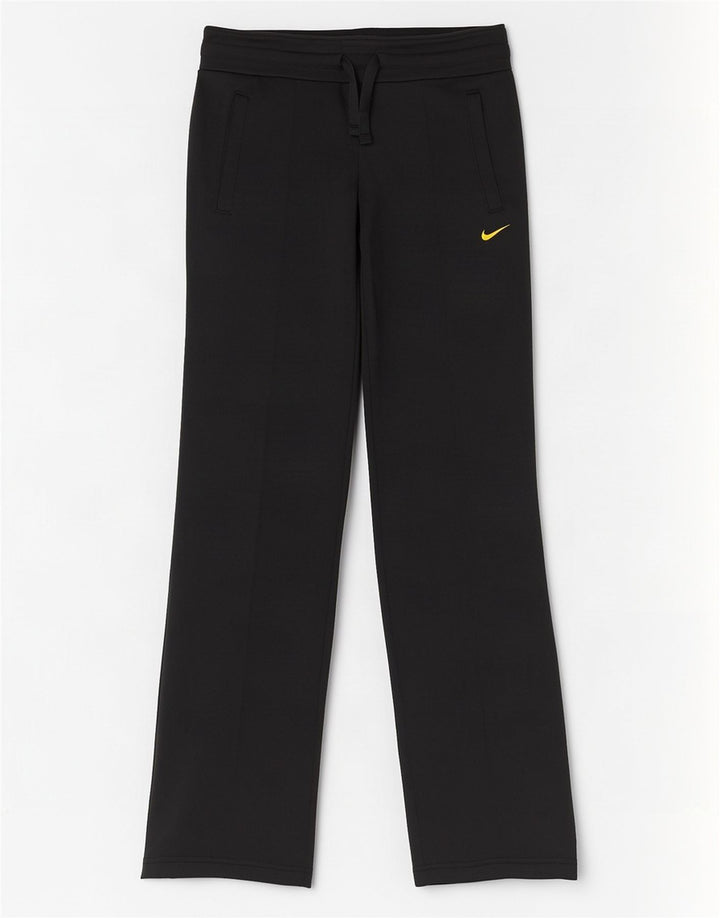 Nike ženske hlače za trenirku UK 6 XS crni poliester