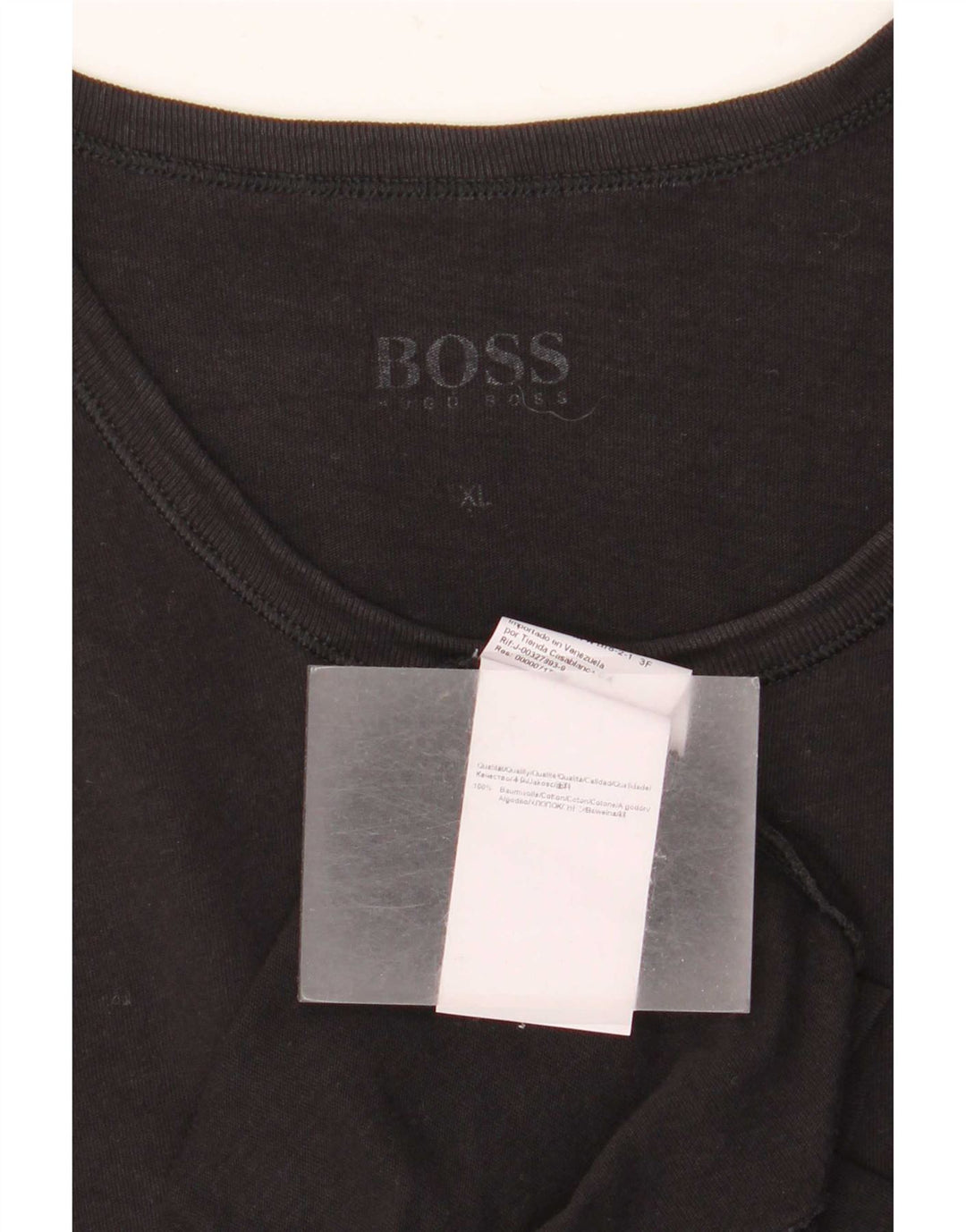 Muška majica kratkih rukava Hugo Boss XL crni elastin