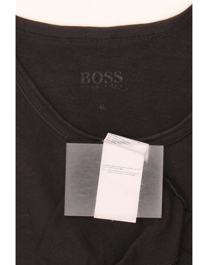 Muška majica kratkih rukava Hugo Boss XL crni elastin