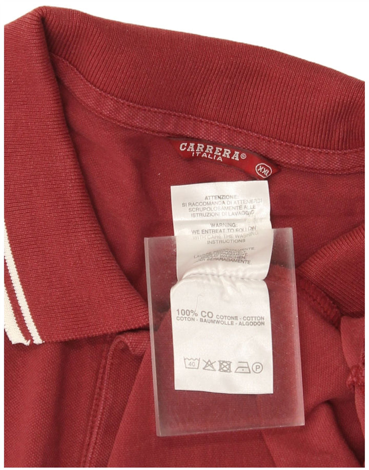 Carrera muška polo majica 2XL bordo pamuk