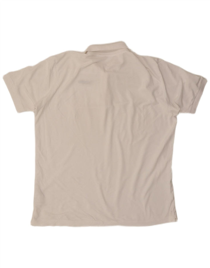 KAPPA Mens Polo Shirt 2XL White Cotton