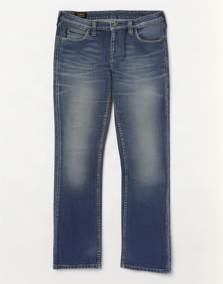 Lee ženske traperice Jinx Bootcut W33 L33 plavi pamuk