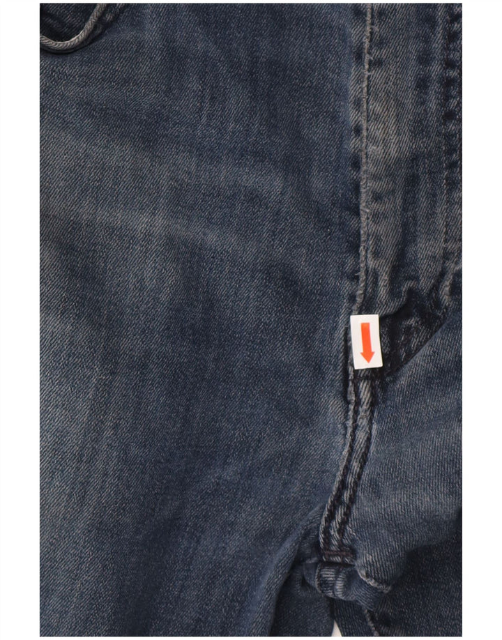 LEVI'S Muške uske traperice W36 L32 Plavi pamuk