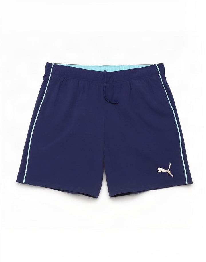 Puma Mens Sport Shorts 2XL Navy Blue Polyester
