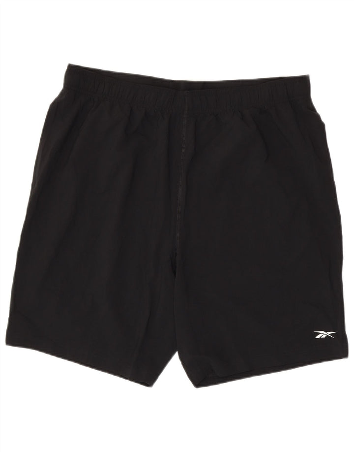 Reebok muške sportske kratke hlače XL crni poliester