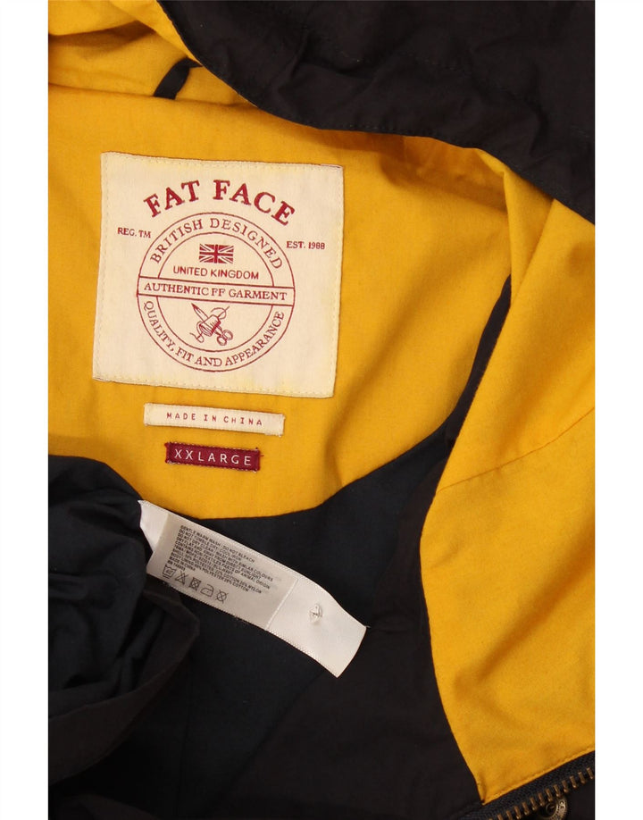 Fat Face muška pomoćna jakna s kapuljačom UK 44 2XL tamnoplavi poliester