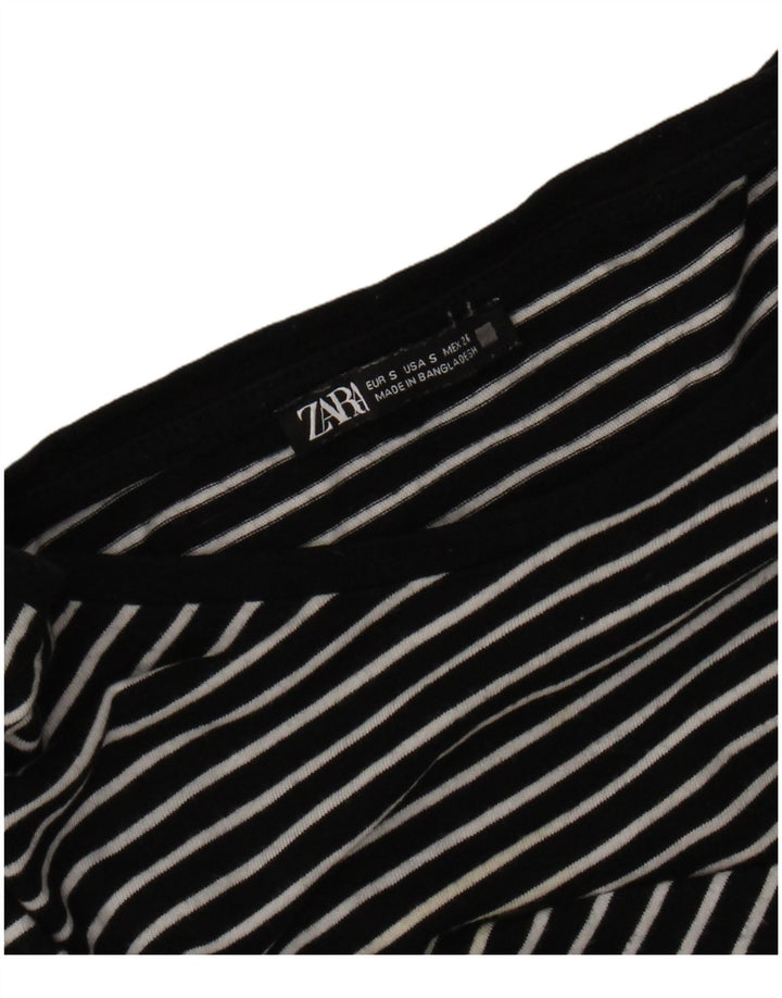 Zara ženska majica kratkih rukava UK 10 na male crne pruge