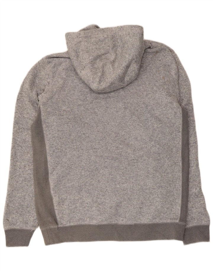Quiksilver muška majica s kapuljačom veliki sivi poliester u boji