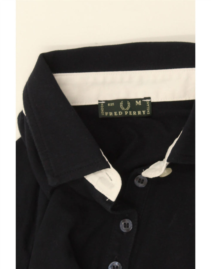 Fred Perry ženska polo majica dugih rukava UK 12 srednje crna