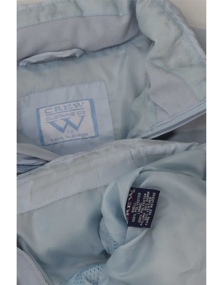 Crew Clothing Ženska podstavljena jakna UK 12 srednje plavi poliester