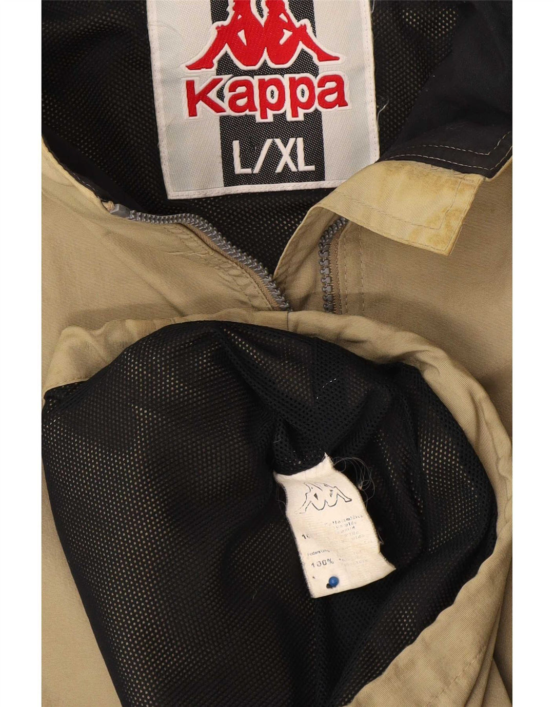 Kappa Muška kišna jakna UK 40 Large kaki poliamid