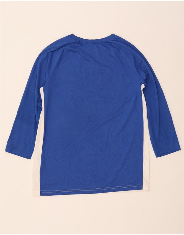 NIKE Ženski Dri Fit Graphic Top 3/4 Sleeve UK 18 XL Bijeli Colourblock