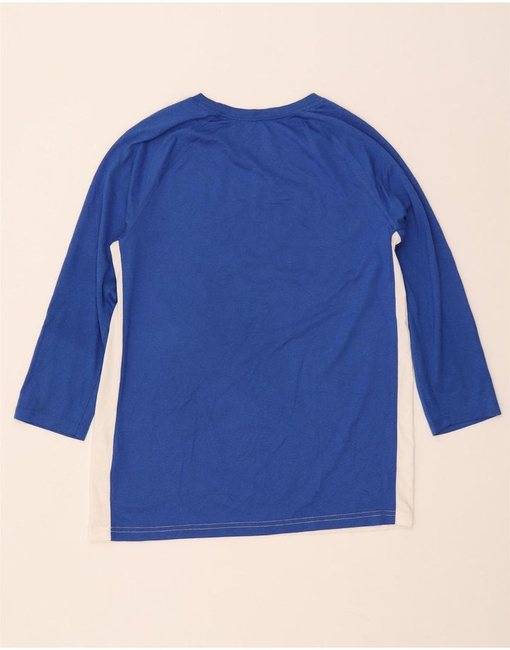 NIKE Ženski Dri Fit Graphic Top 3/4 Sleeve UK 18 XL Bijeli Colourblock