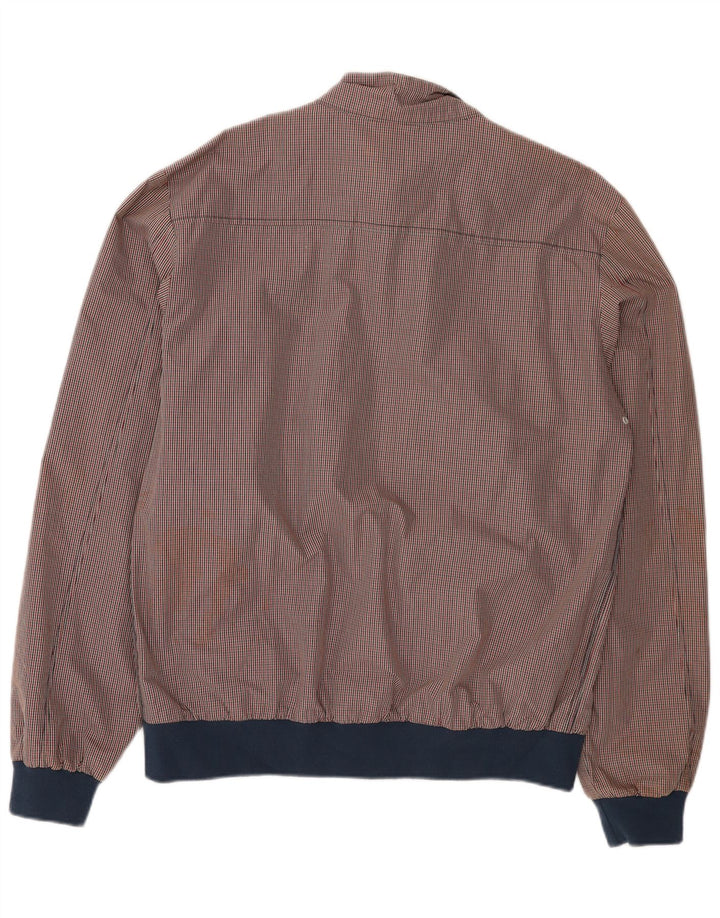 Quiksilver muška bomber jakna UK 42 XL crveni pamuk od ginghama