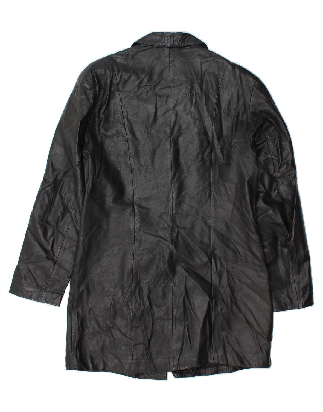 BRASCHI Womens Overcoat IT 46 Large Black Vintage Braschi and Second-Hand Braschi from Messina Hembry 