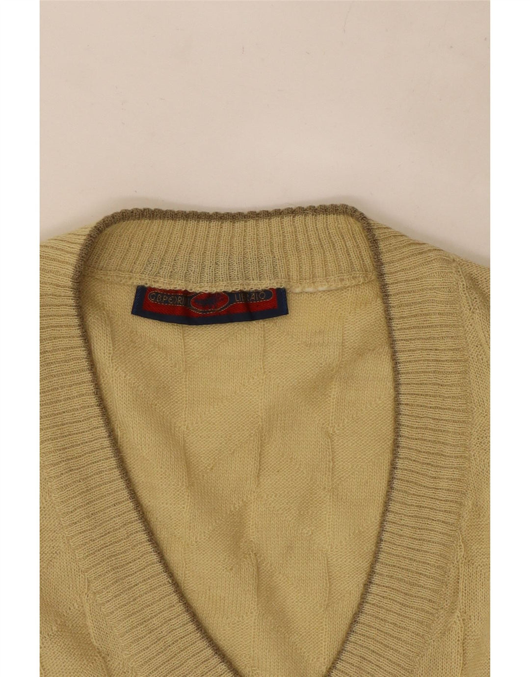 Vintage muška majica bez rukava Mala bež