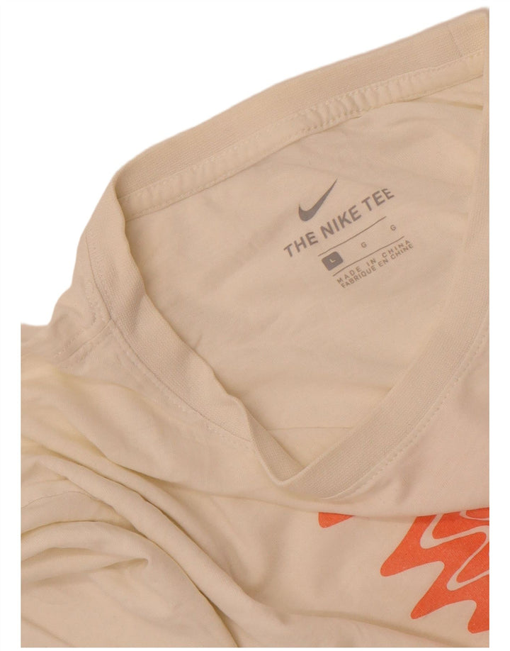 Nike muška velika bijela majica s grafičkim motivima
