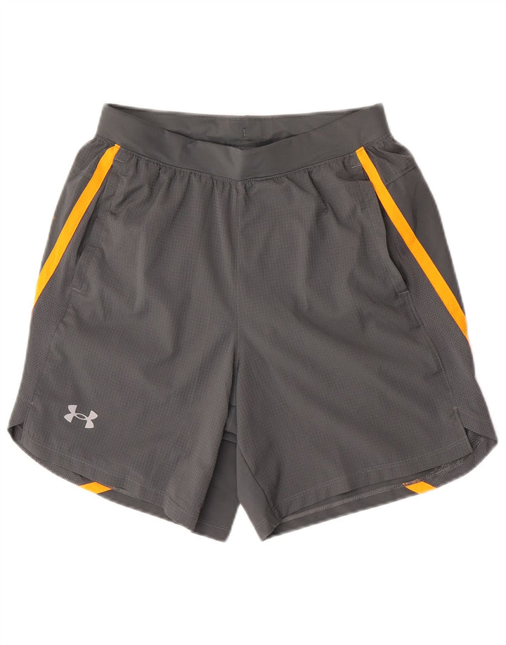 Under Armour muške sportske kratke hlače s grafičkim motivima srednje sive boje od poliestera