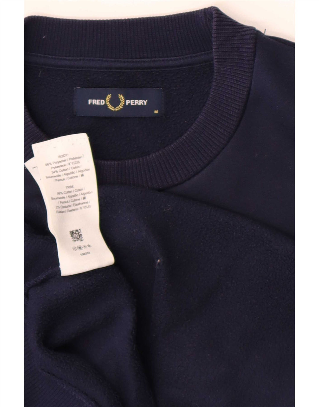 Fred Perry muški džemper s trenirkom srednje veličine tamnoplavi poliester