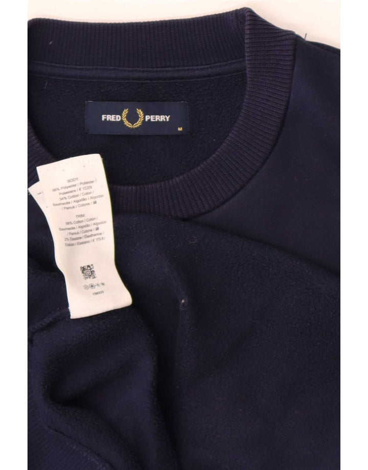 Fred Perry muški džemper s trenirkom srednje veličine tamnoplavi poliester