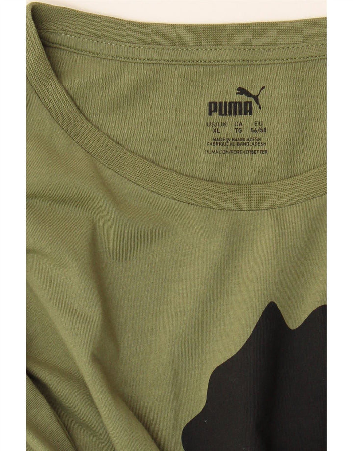 Puma muška majica s grafičkim motivima XL kaki