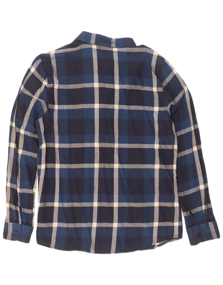Volcom muška flanelska košulja srednje tamnoplave karirane boje
