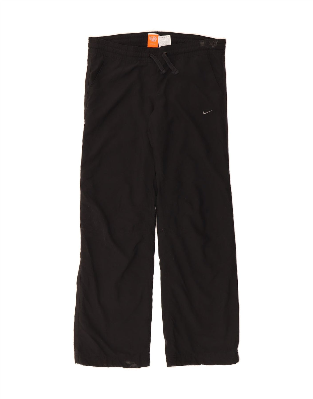 NIKE Womens Tracksuit Trousers UK 8/10 Small  Black Polyester Vintage Nike and Second-Hand Nike from Messina Hembry 