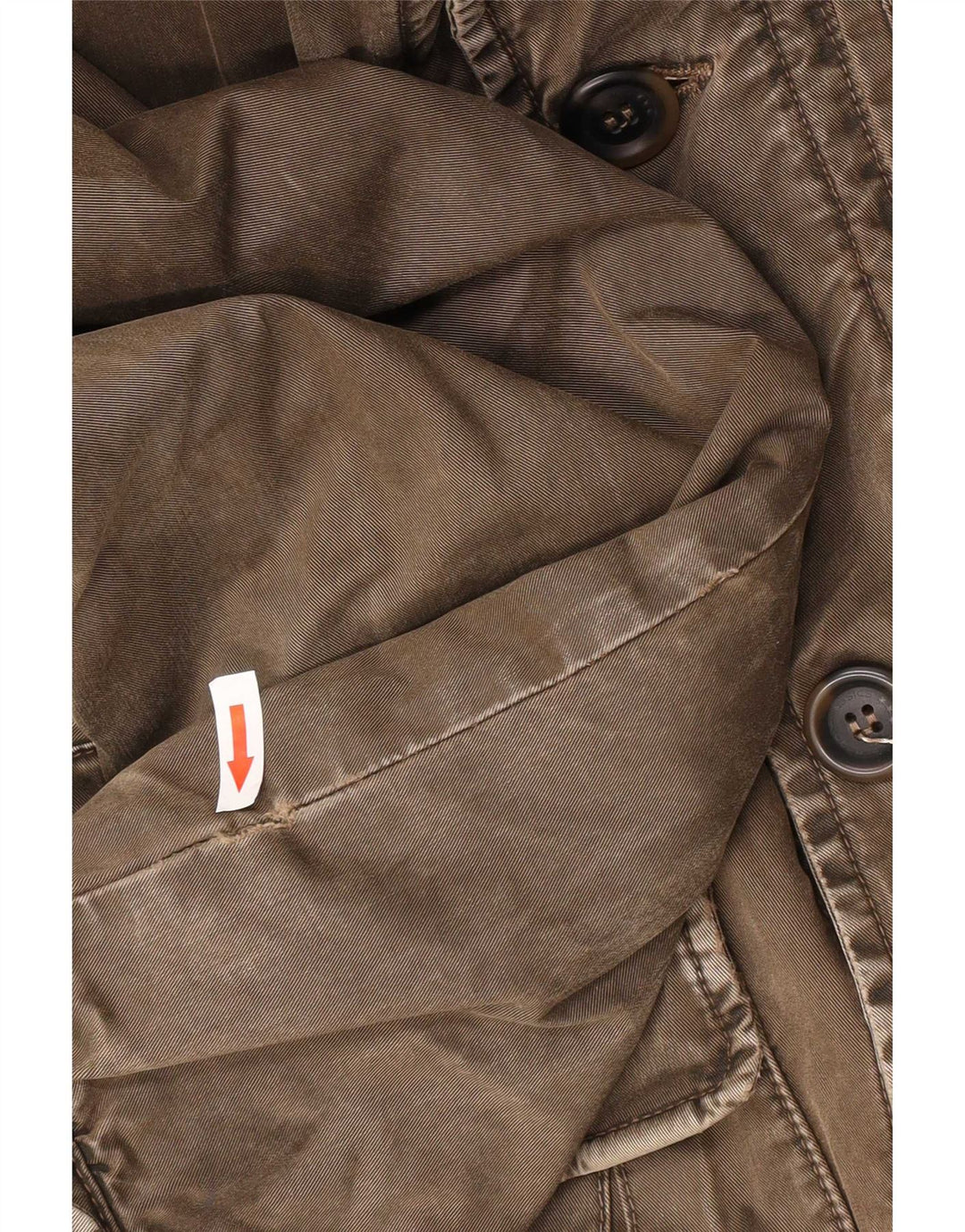 Marlboro Classics Mens Utility Jacket UK 40 Large Kaki Pamuk