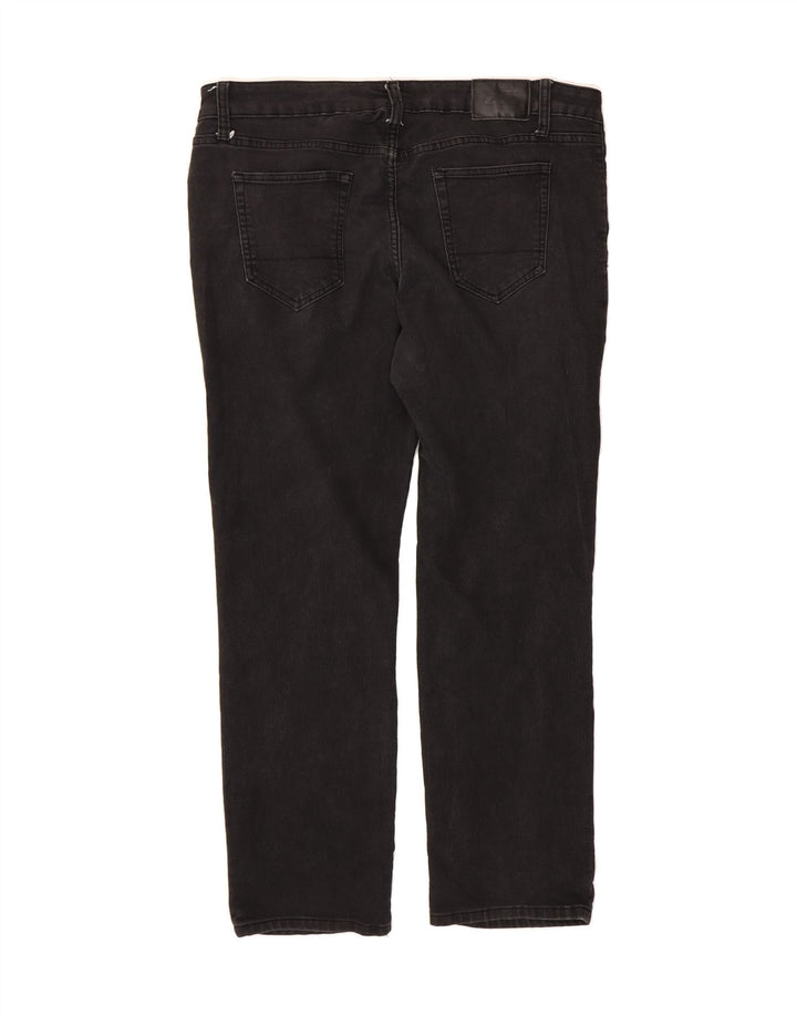 IZOD Mens Regular Fit Straight Jeans W40 L31 Black Vintage Izod and Second-Hand Izod from Messina Hembry 