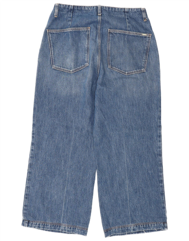 Ženske široke traperice Massimo Dutti W30 L26 plave