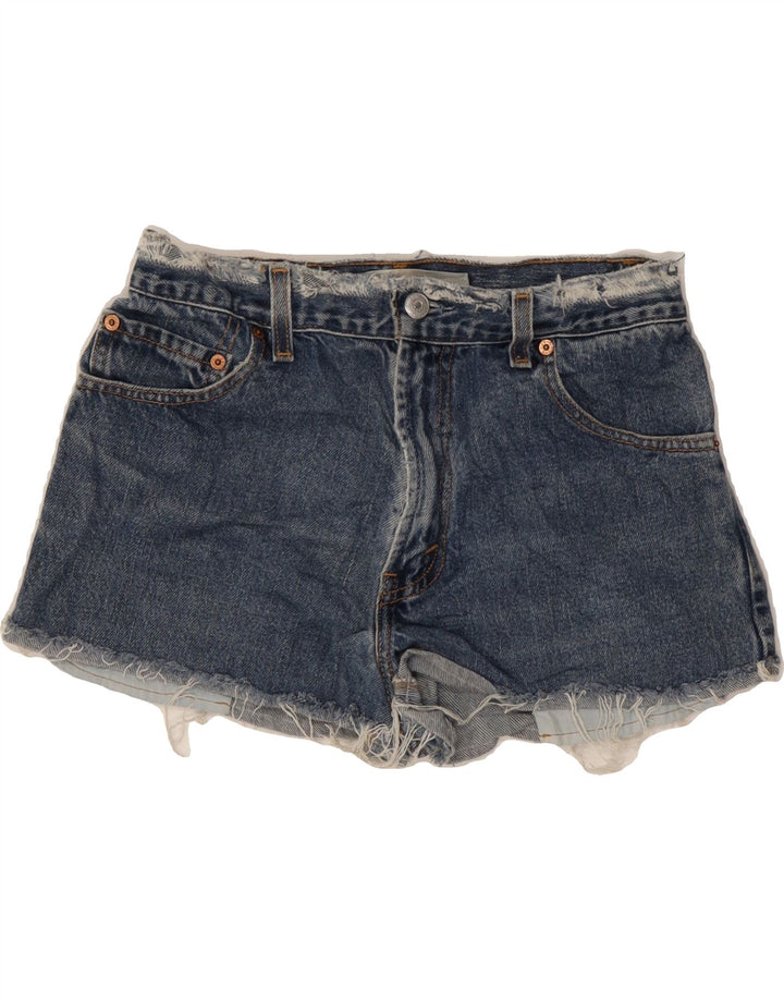 LEVI'S Womens 517 Denim Shorts W30 Medium Blue Cotton Vintage Levi's and Second-Hand Levi's from Messina Hembry 