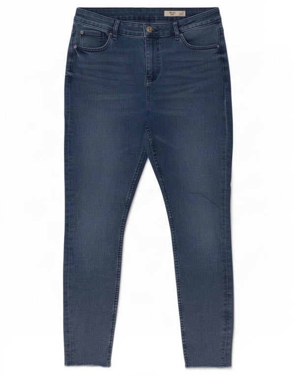 Marks & Spencer Ženske The Ivy Skinny Jeans UK 14 Large W32 L27 Plavi pamuk
