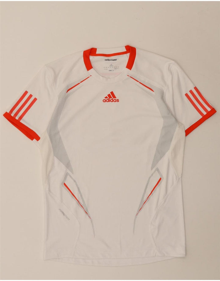 Adidas muška Climacool majica kratkih rukava Mali bijeli poliester u boji