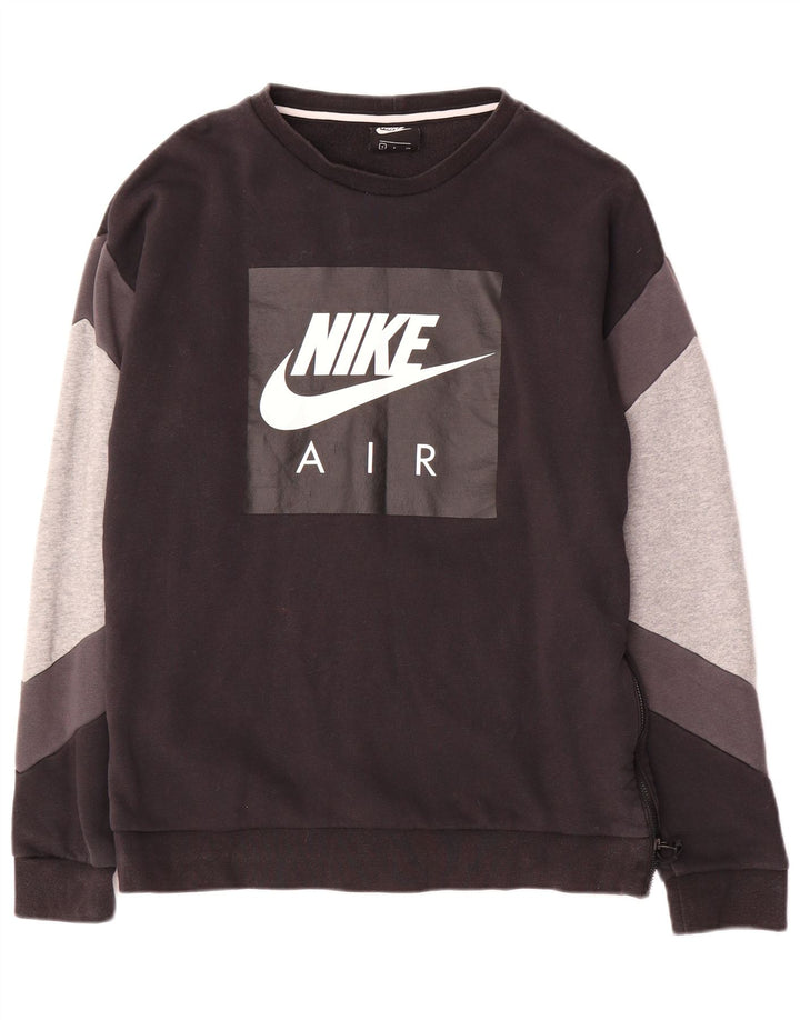 Nike muška majica s grafičkim motivima, mali crni pamuk u blokovima boja