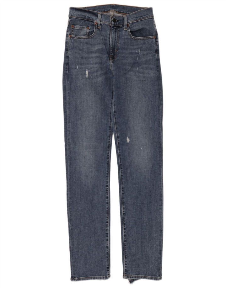 Levi's ženske uske traperice s oštećenim izgledom W26 L32 plave