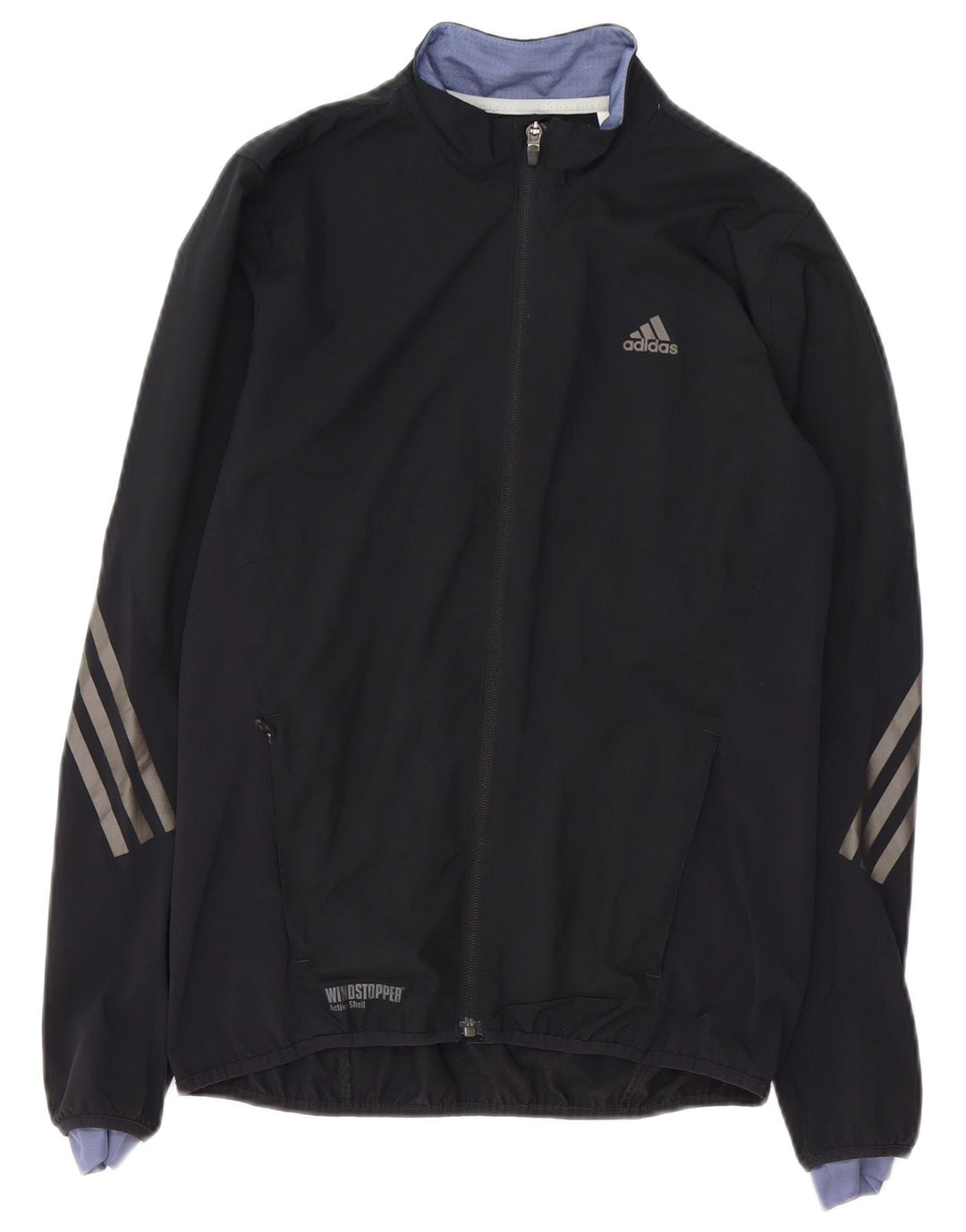 ADIDAS ženska gornja jakna za trčanje UK 10, mali crni poliester