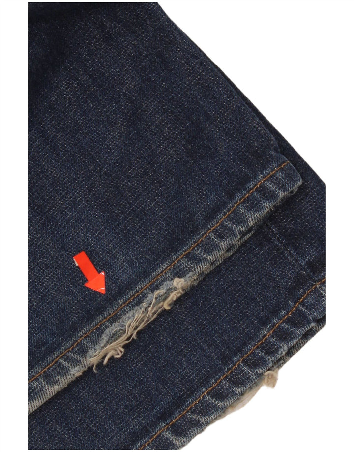 Levi's ženske 516 lepršave traperice W32 L32 plavi pamuk