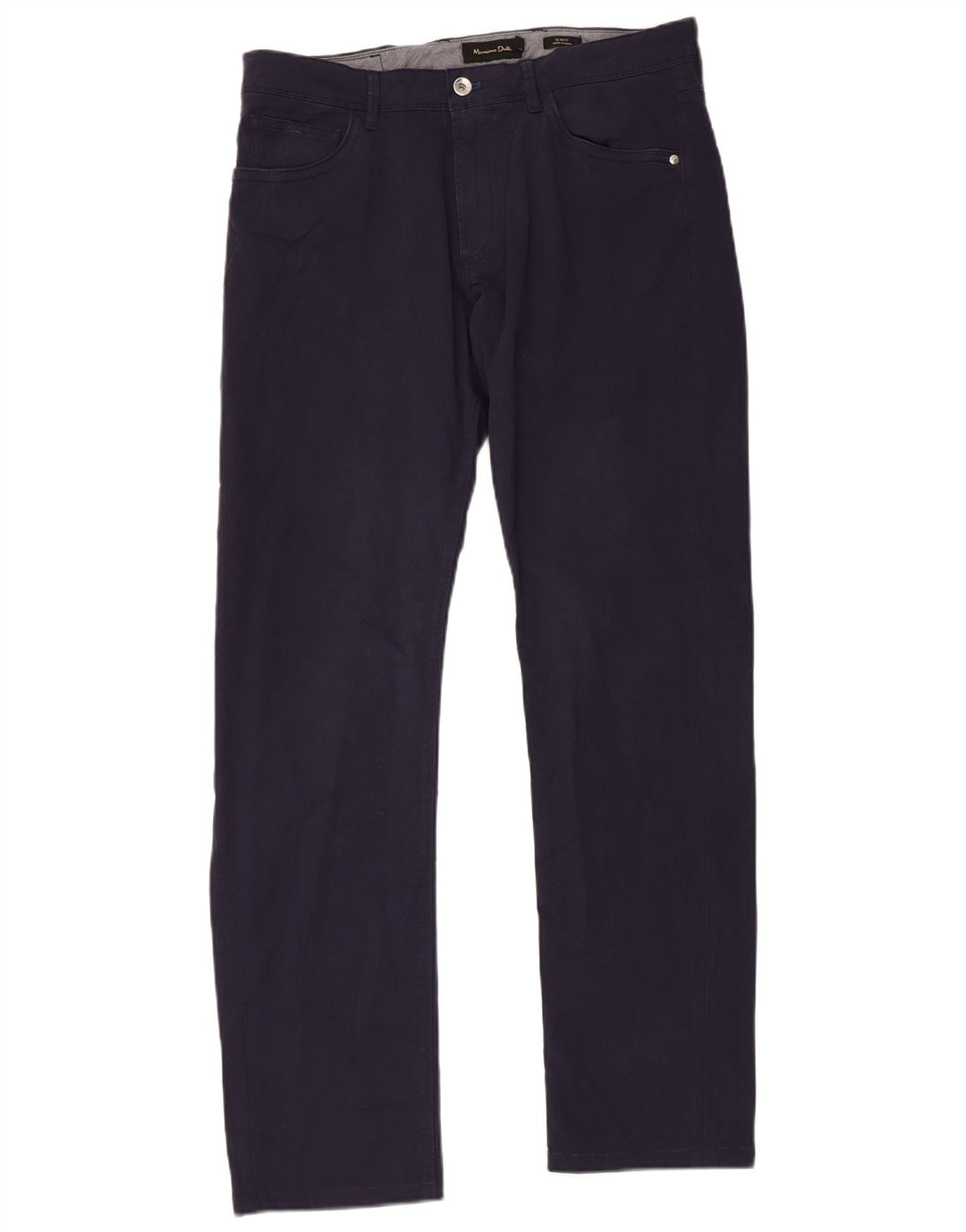 MASSIMO DUTTI Muške uske ležerne hlače EU 42 Large W32 L31 tamnoplave